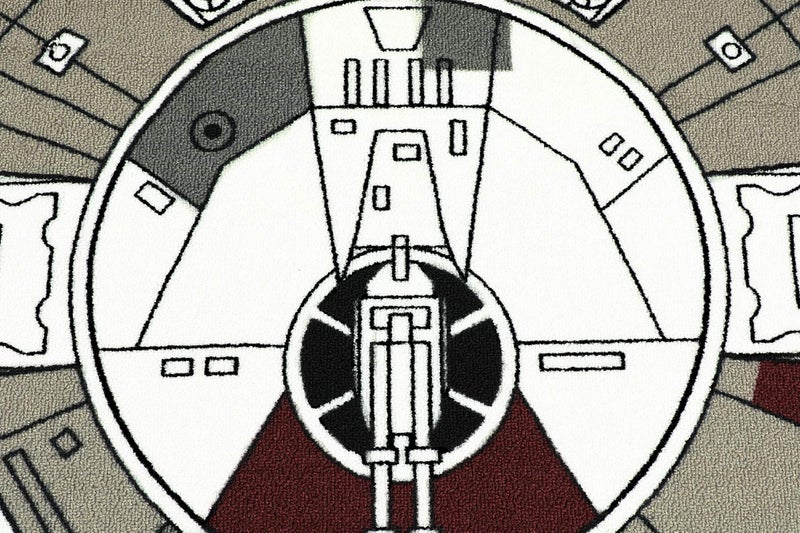 Star Wars Han Solo's Millennium Falcon Small Area Rug | 39 x 52 Inches - Image 2