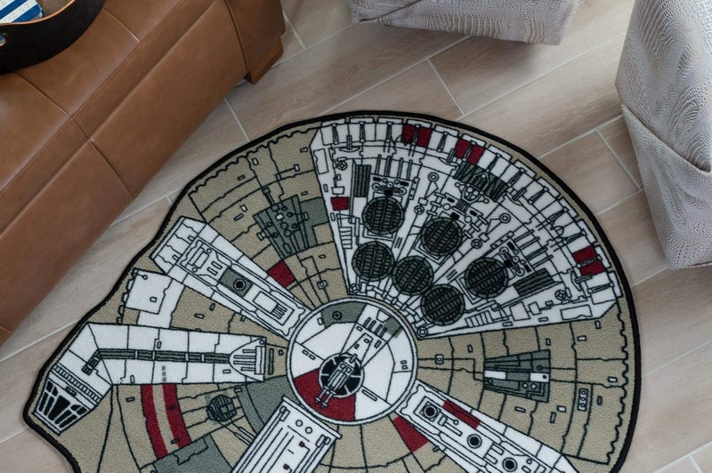 Star Wars Han Solo's Millennium Falcon Small Area Rug | 39 x 52 Inches - Image 4