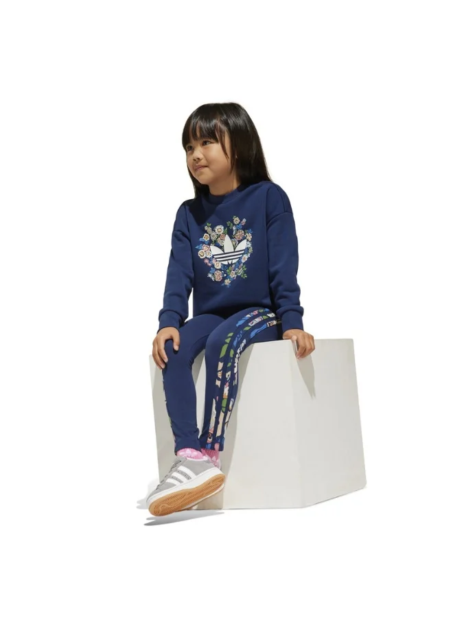 Adidas adidas CREW LEG SET Blue Originals Kids SUITS