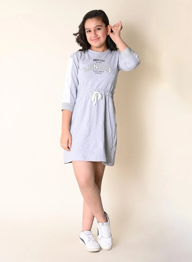 LILPICKS Crewneck Knit Dress