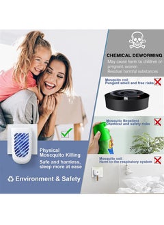 Excefore Electronic Fly Bug Zapper, Fly and Insect Killer, Mosquito, Moth, Wasp, Fruit fly catchers for the home indoor plug in, Powerful Fly Zapper with UV Light  - Image 5