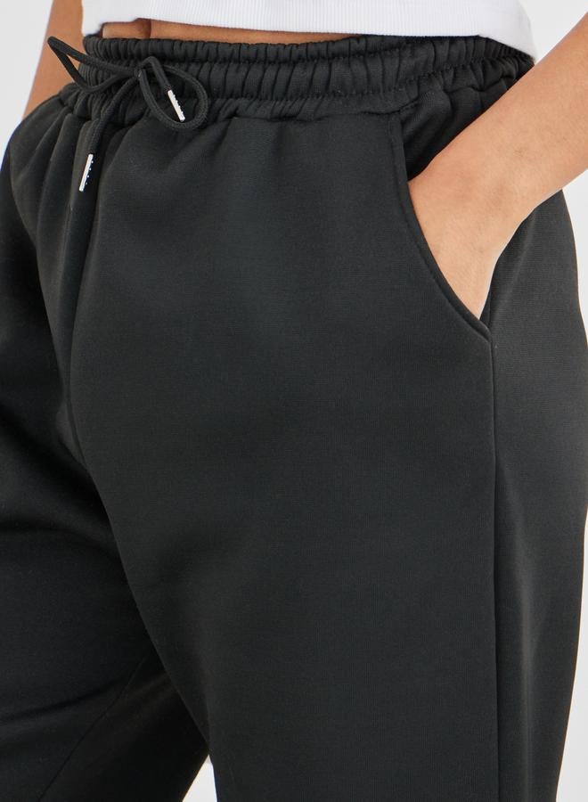 ستايلي سراويل جوغر مريحة بخصر مطاطي برباط - Image 3