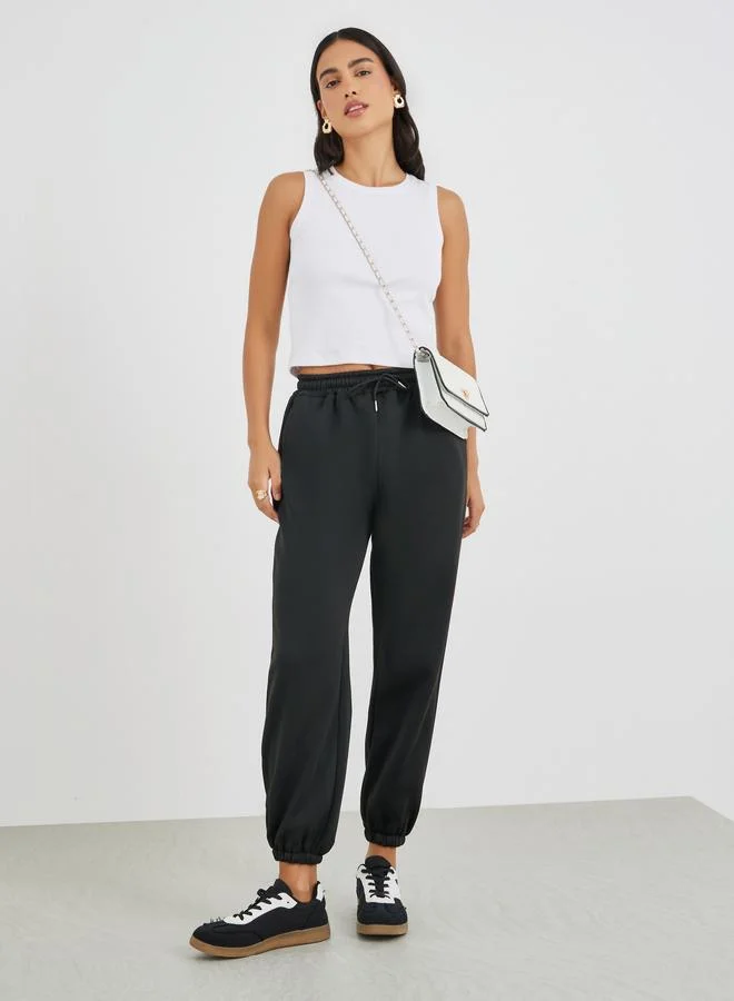 Styli Styli Relaxed Fit Joggers with Drawstring