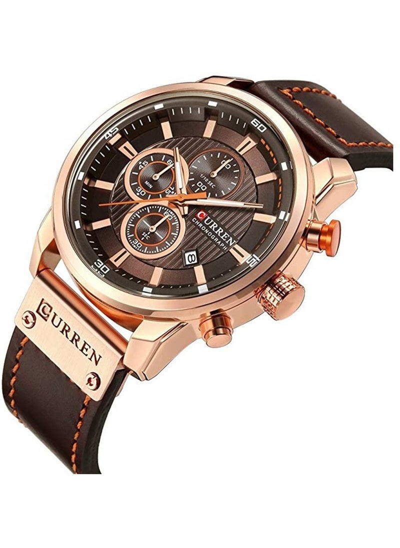 CURREN - Men's Chronograph Quartz Waterproof Wrist Watch - Image 1