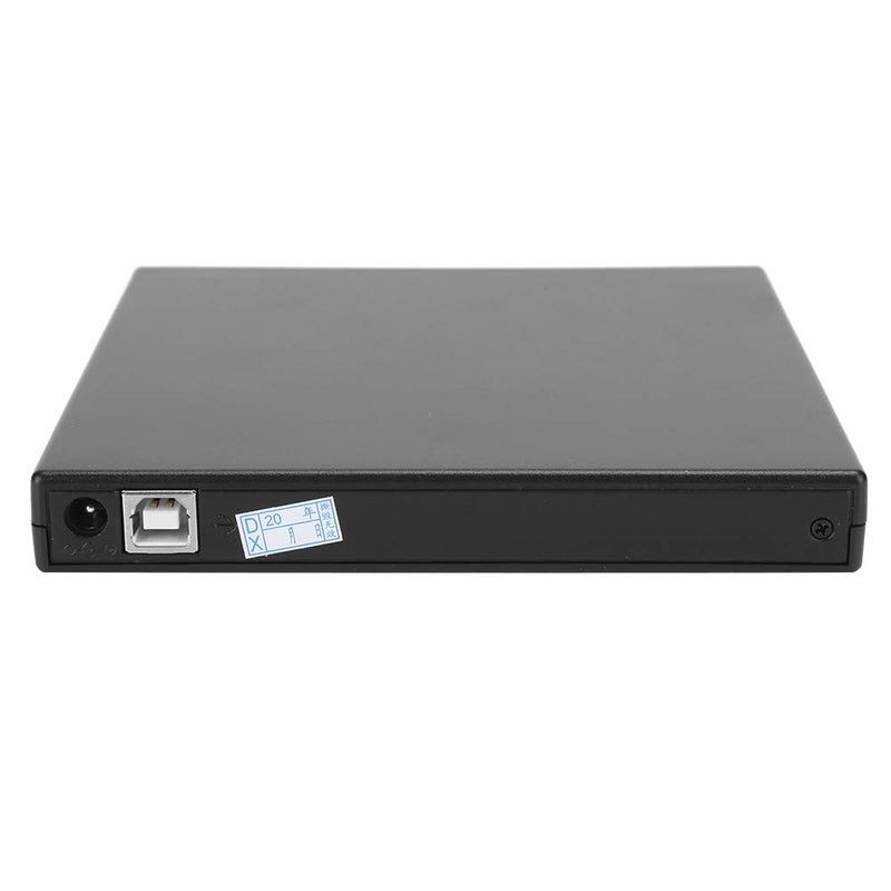 External Optical Drive USB 2 0 Portable DVD Burner Shockproof Low Noise Plug and Play Black - Image 4