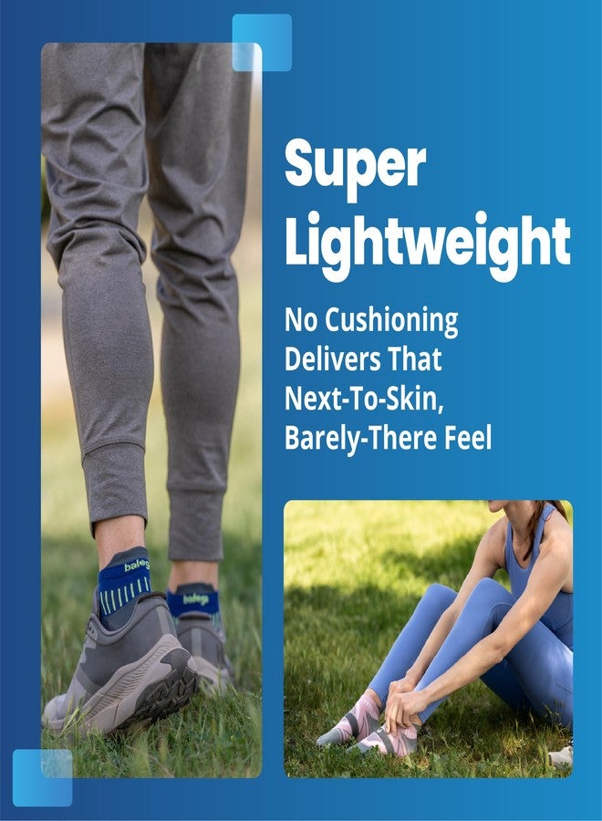 Balega Hidden Dry Moisture Wicking Performance No Show Athletic Running Socks for Men and Women (1 Pair), White, Medium - Image 2