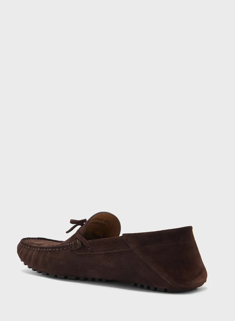BOSS Striped Arabian Sandals