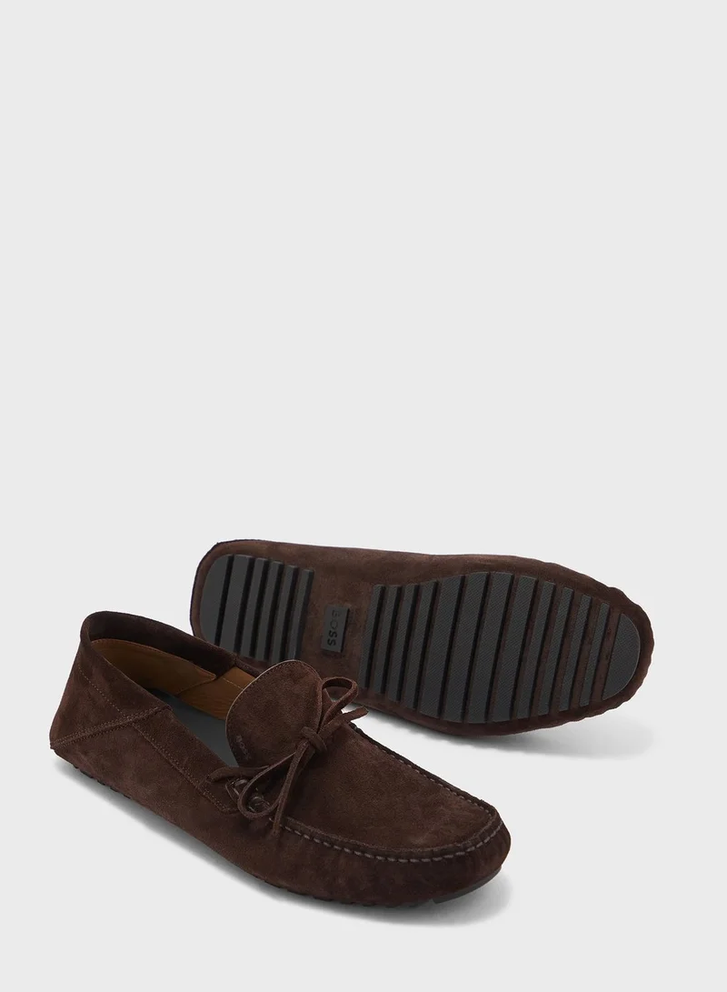 BOSS Striped Arabian Sandals