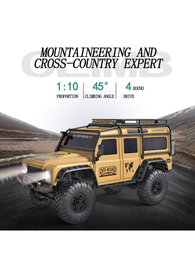 مايتويز شاحنة تسلق الوحش MYTOYS HB-ZP1005 1:10 4WD - سرعة عالية 15 كم/س سيارة تحكم عن بعد على الطرق الوعرة مع أضواء LED، سيارة رالي لجميع التضاريس للأطفال والبالغين - Image 2