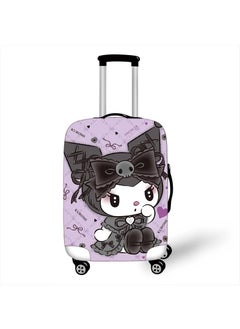Y&D Kuromi Luggage Cover Water-Washable Suitcase Cover Spandex Elastic Luggage Protective Covers Travel Accessories Suitable for 18-32 Inch Trolley Case for Business Trip School Daily Using  - Image 1