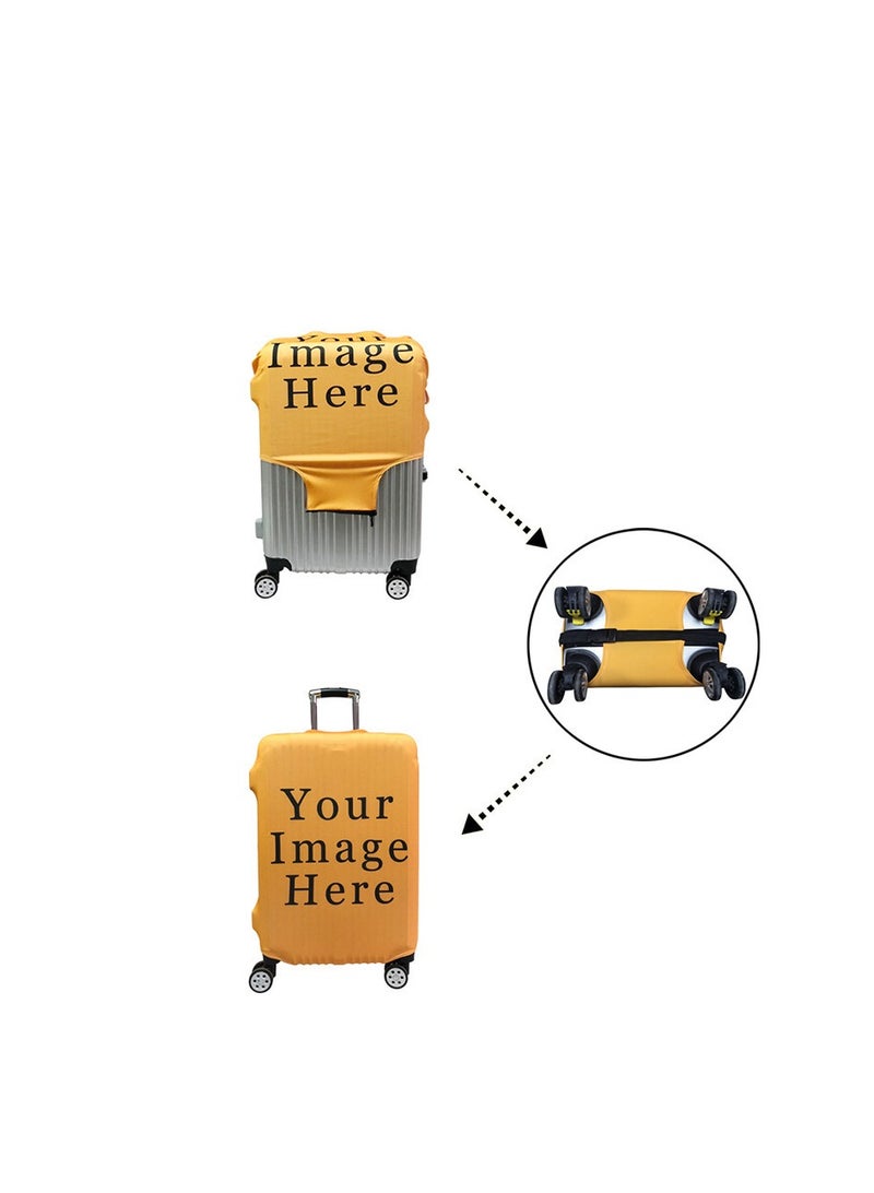 Y&D Kuromi Luggage Cover Water-Washable Suitcase Cover Spandex Elastic Luggage Protective Covers Travel Accessories Suitable for 18-32 Inch Trolley Case for Business Trip School Daily Using - Image 5