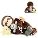 Tezituor Sloth Stuffed Animal with 4 Cute Babies 236 Large Soft Sloth Plush Toy Realistic ThreeToed Plushies Home Decor Birthday Gifts for Boys Girls - Image 2