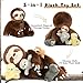 Tezituor Sloth Stuffed Animal with 4 Cute Babies 236 Large Soft Sloth Plush Toy Realistic ThreeToed Plushies Home Decor Birthday Gifts for Boys Girls - Image 4