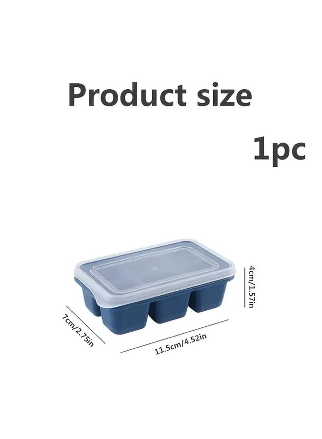 2pcs Ice Cube Tray with Lid Heavy Duty Plastic Non Stick Easy Clean Design - Image 3