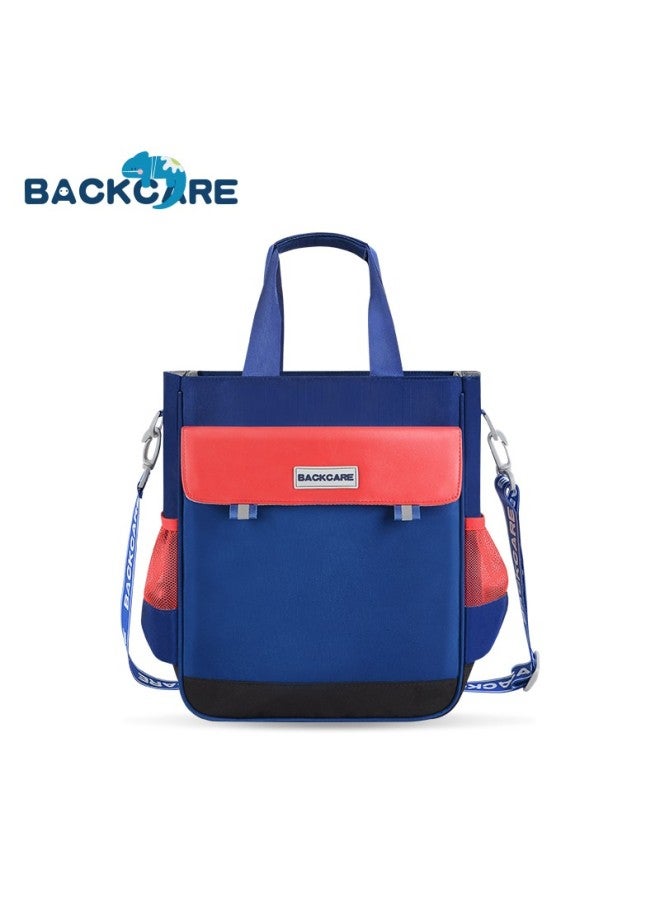 Back Care Elementary School Tutoring Bag, Simple Solid Color, Boys' Extracurricular Tutoring Bag, Handbag, Tutoring Bag, Yt21x3006a - Image 1