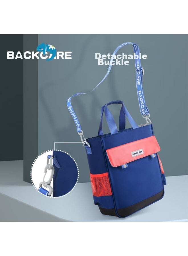 Back Care Elementary School Tutoring Bag, Simple Solid Color, Boys' Extracurricular Tutoring Bag, Handbag, Tutoring Bag, Yt21x3006a - Image 4