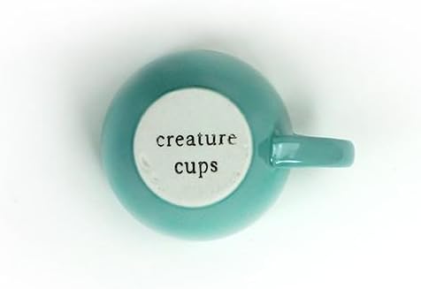 Creature Cups HEDGEHOG Ceramic Cup 11 Ounce Aqua Green  Hidden 3D Animal Inside Emerges As You Drink  Holiday and Birthday Drinkware Gift for Coffee  Tea Lovers - Image 5