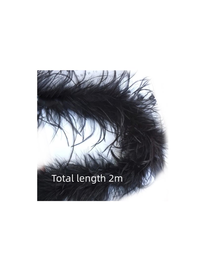 Natural Ostrich Feather - 2 Layer  - Image 4