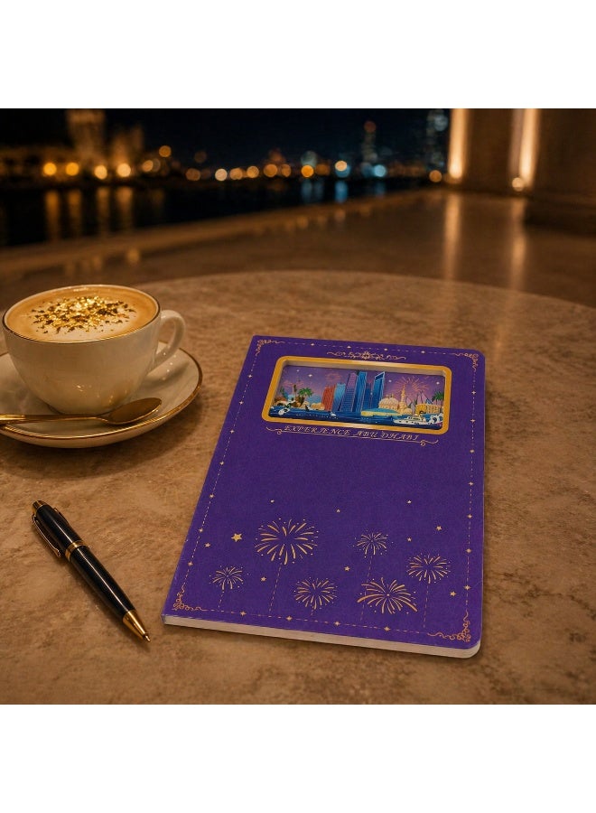 Abu Dhabi 3D Papercut Notebook (Night Edition) – UAE Souvenir Gift - Image 4