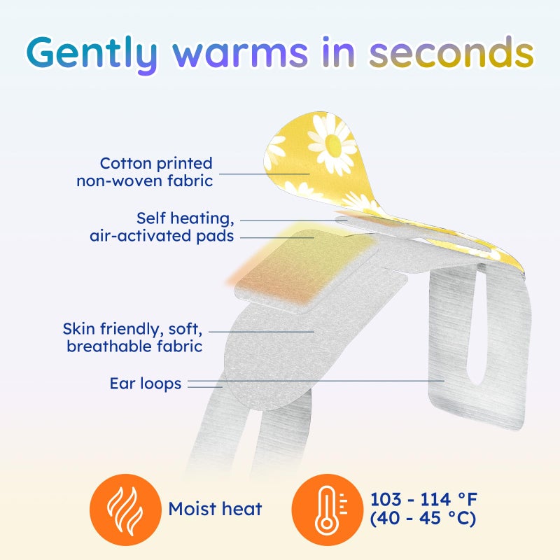 BLOOMORA 16 Pack Steam Eye Mask Variety Set Lavender Chamomile Jasmine and Unscented, Heated Eye Masks for Dry Eyes Puffiness and Relaxation, Self Heating Warm Compress for Sleep and Travel - Image 3