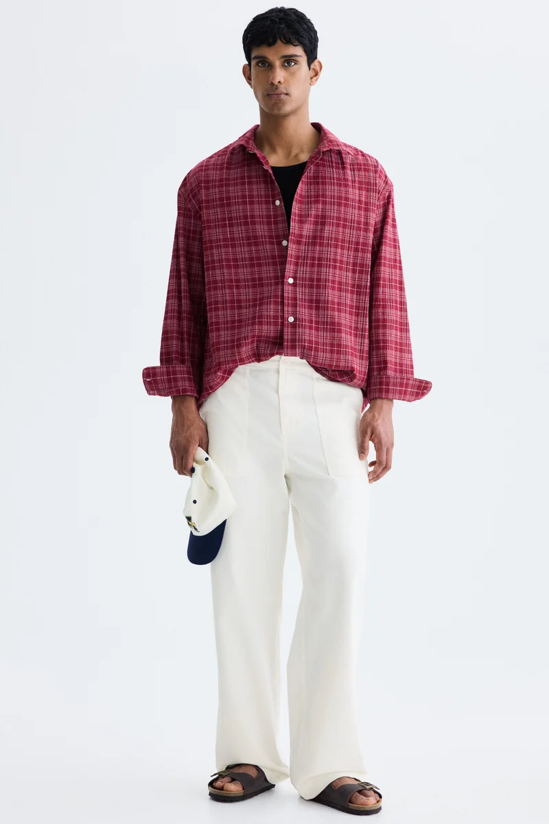 Relaxed Fit Twill trousers