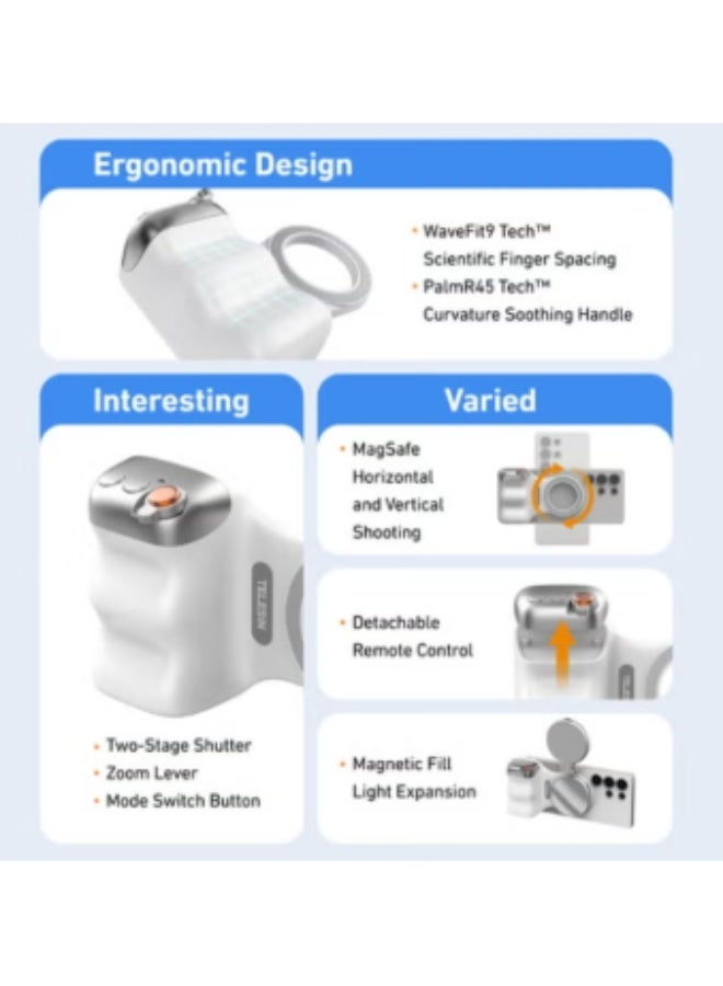 تيليسن مقبض مغناطيسي للهواتف الذكية من تيليسين فن شوت - Image 3