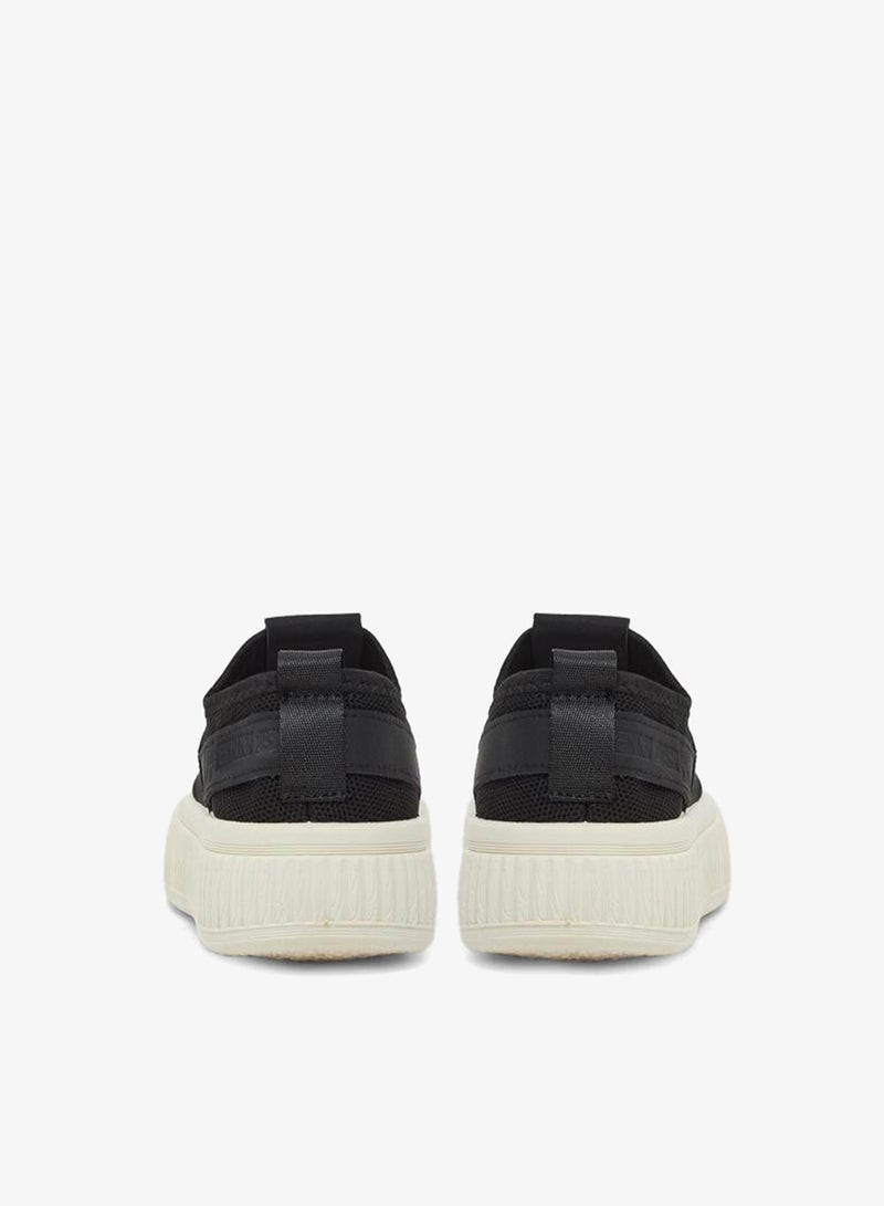 Take Two Boys Black Canvas Thick Sole Casual Shoes - Image 4