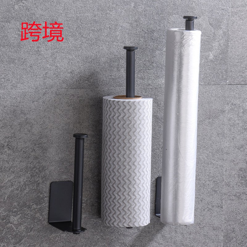Bathroom Tissue Holder Stainless Steel Roll Holder Toilet Punch-Free Toilet Paper Holder Kitchen Tissue Storage Rack - Image 5