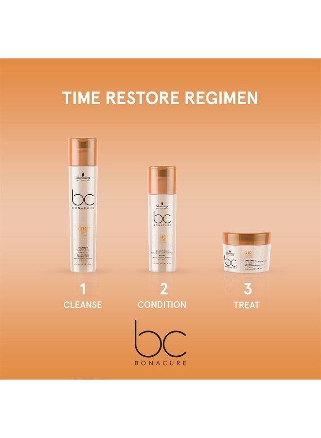 Schwarzkopf BC Bonacure Time Restore Conditioner, Clear, 33.81 Fl Oz - Image 4