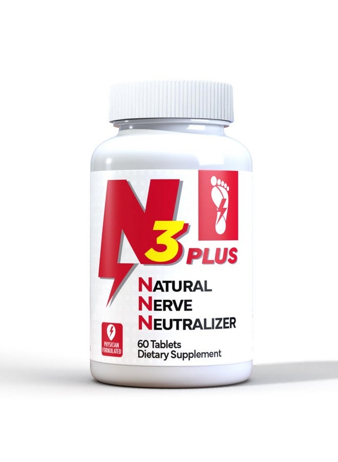 N3 Natural Nerve Neutralizer Plus - Nerve Support Supplement with Vitamin D3, B1, B6 & B12, Life’s DHA, Alpha Lipoic Acid, Acetyl-L-Carnitine & Turmeric - Nerve Repair & Regeneration Formula (Tablets) - Image 1