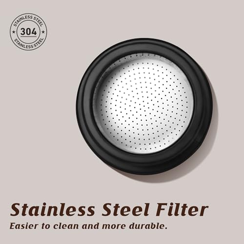 PIQUEBAR Portable Coffee Maker for Ground Coffee & Capsules, Small Espresso Machine Manual French Press Coffee Maker for Travel, Camping - Image 5
