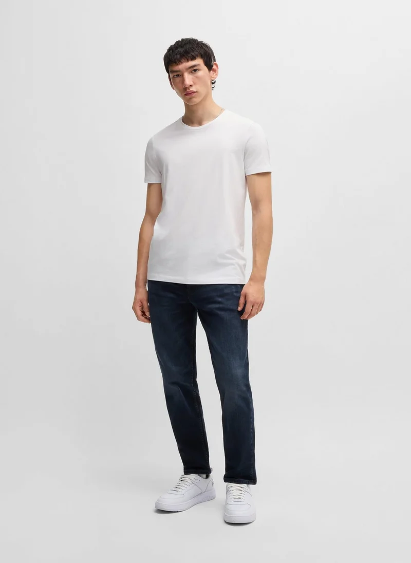 HUGO Two-pack of slim-fit T-shirts in stretch cotton