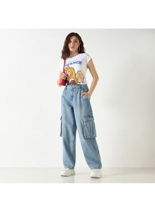 SP Characters Disney Princess Print T-shirt  - Image 3