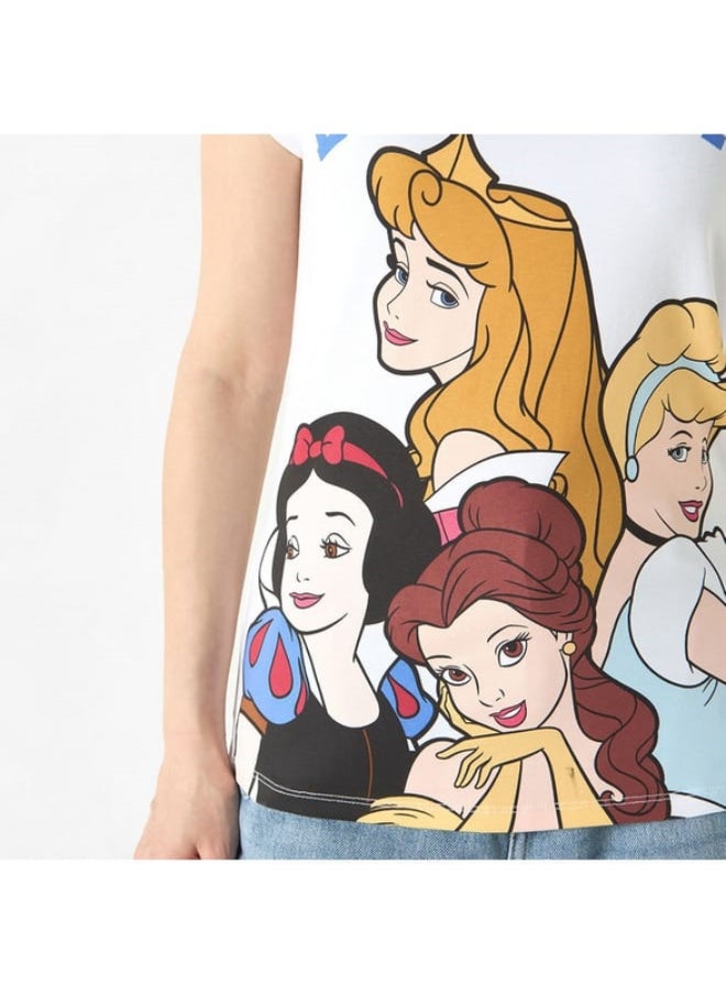 SP Characters Disney Princess Print T-shirt  - Image 4