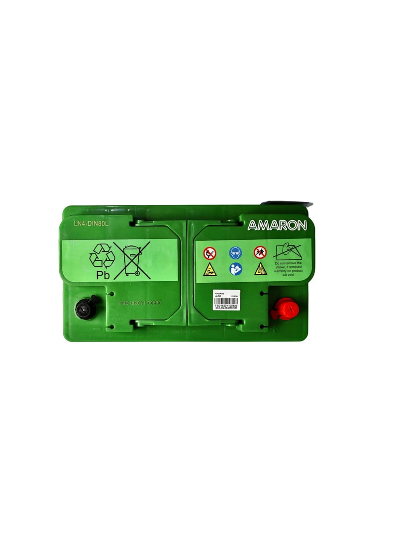 Amaron Car Battery - 80AH - 800CCA - 140RC - LN4/H7 - B13 - Image 5