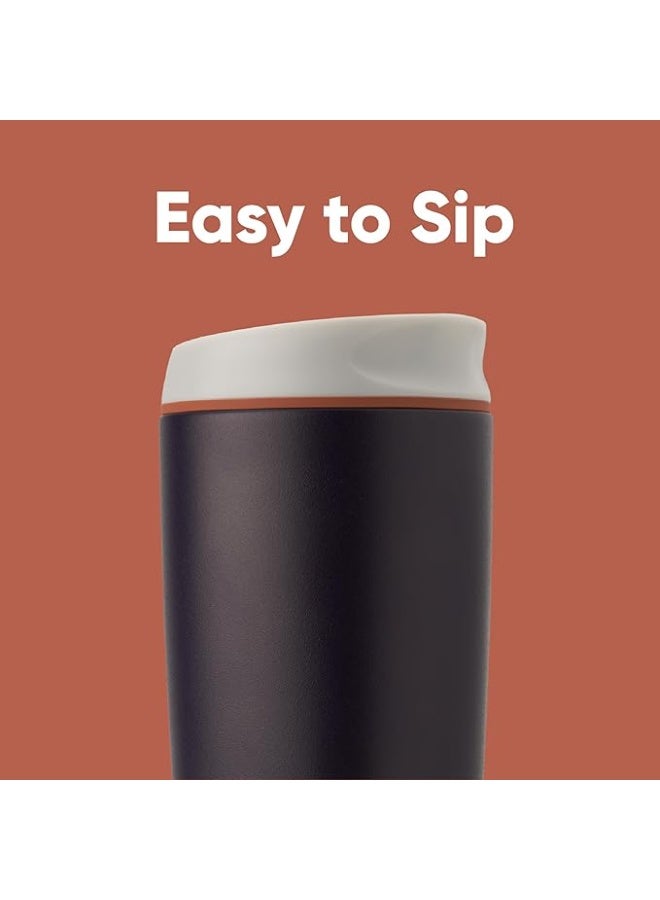 أوالا كوب قهوة معزول من الفولاذ المقاوم للصدأ SmoothSip لون كحلي - Image 2