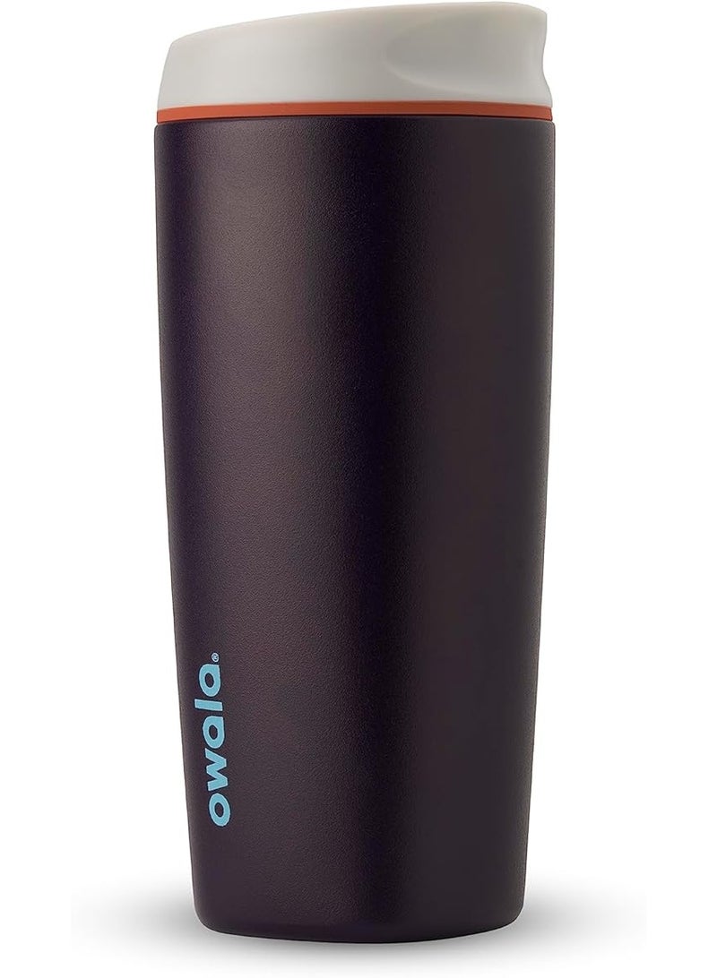 أوالا كوب قهوة معزول من الفولاذ المقاوم للصدأ SmoothSip لون كحلي - Image 1