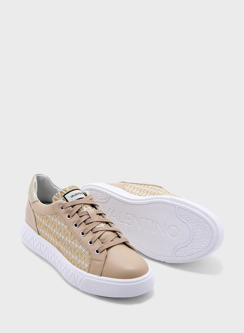 VALENTINO BY MARIO VALENTINO Lace Up Low Top Sneakers