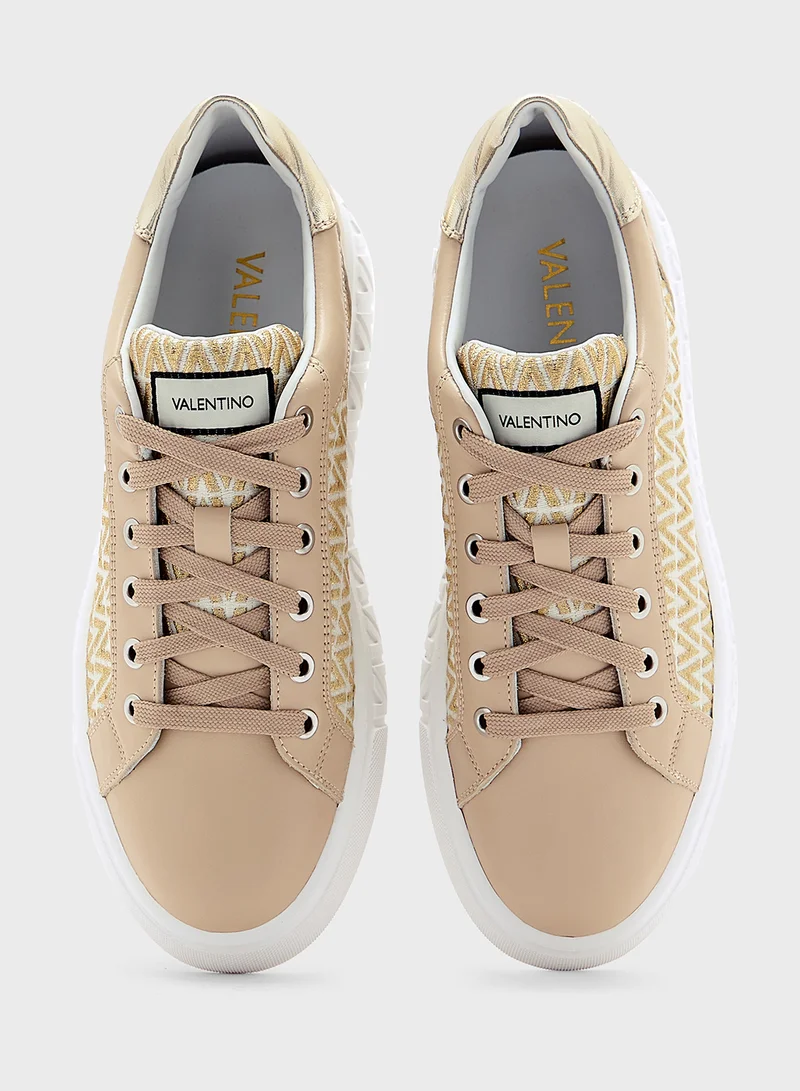 VALENTINO BY MARIO VALENTINO Lace Up Low Top Sneakers
