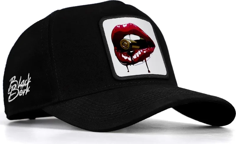 Black Börk BlackBörk V1 Baseball Lip - Unisex Black Cap with 1 Code Logo