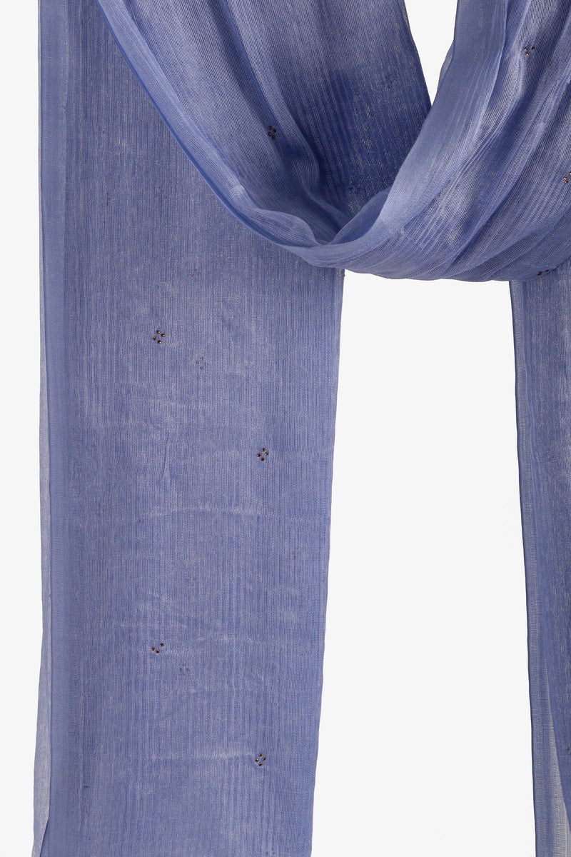 Carina Embroidered Clusters Scarf - Image 2