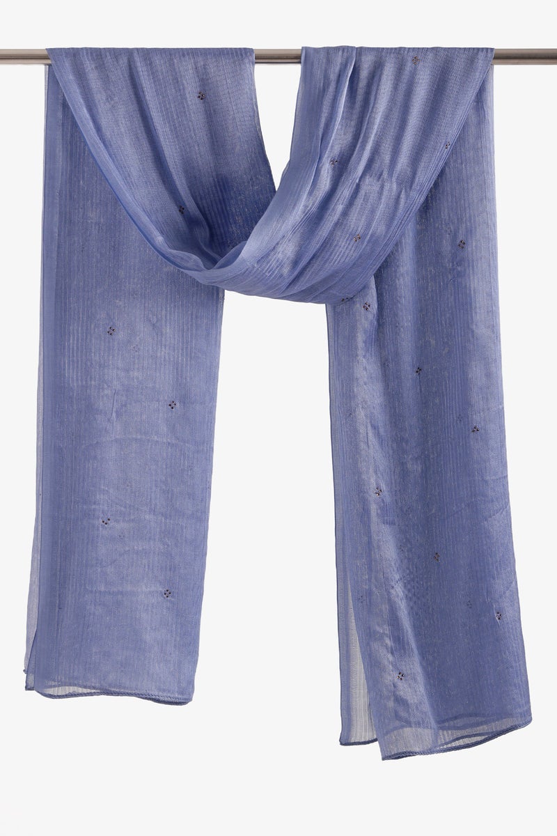 Carina Embroidered Clusters Scarf - Image 1