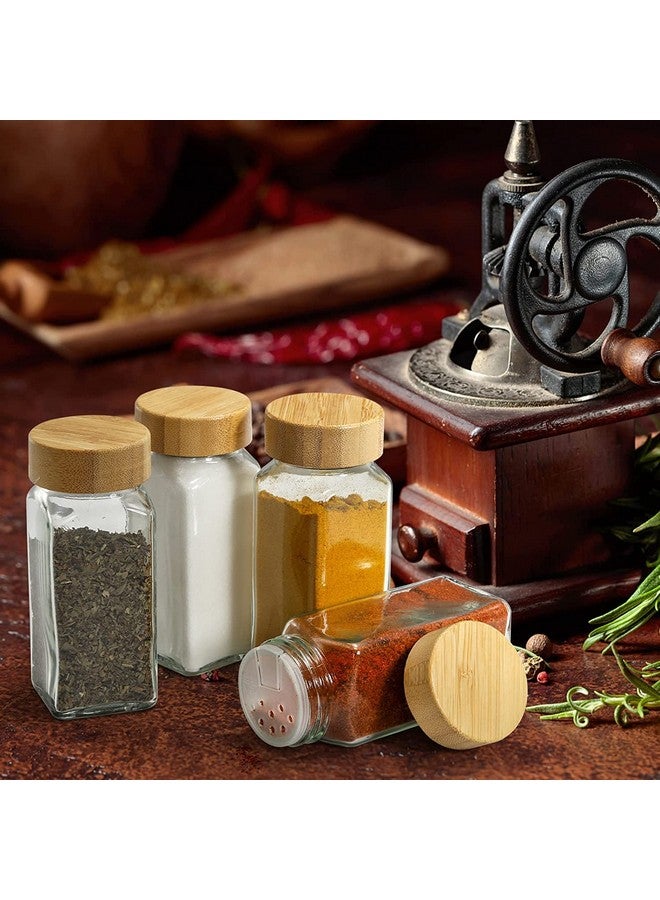 WHISKET - 100 Ml|Glass Spice Jars With Lids,Spices & Seasonings Sets Organizer Spice Containers, Airtight Food Canisters (Pack Of 4, Black) - Image 5