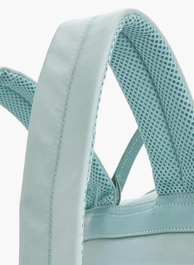 ميسي Solid School Backpack With Adjustable Shoulder Straps - 36x15x42 CM