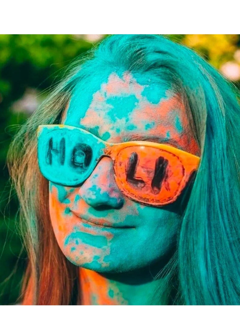 Holi Like Assorted Powder Pack – 10 Colors, 100% Natural, Hypoallergenic, Safe for Kids (4+), Non-Staining, Pet-Friendly, Premium Quality Holi Colors for Celebrations  - Image 5