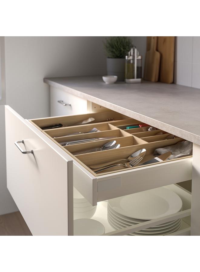 Zaboon Utensil Tray, Light Bamboo, 20X50 Cm - Image 3