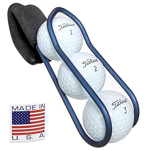 SnakeBelly Golf Ball Holder - Pro with Quick-Draw Release (Blue) - Image 1