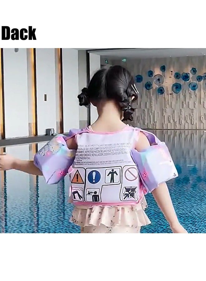 VUCATIN Toddler Swim Vest Kids Water Wings Arm Floaties for 30-50 Pounds Infant Safety Swim Aid Jumper Inflatable Swim Arm Bands Float Sleeves Swimming Armbands for Sea/Pool/Beach/Training (Whale) - Image 5