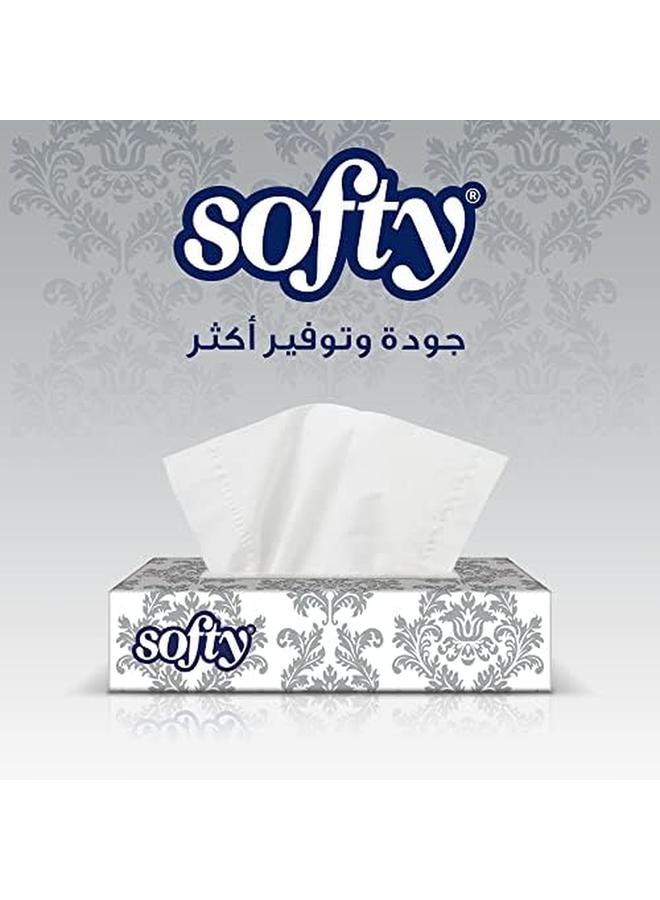 softy Facial Tissue 2 Ply 6 Tissue Boxes X 70 Sheets Economy Tissue Paper For Face And Hands - Image 4