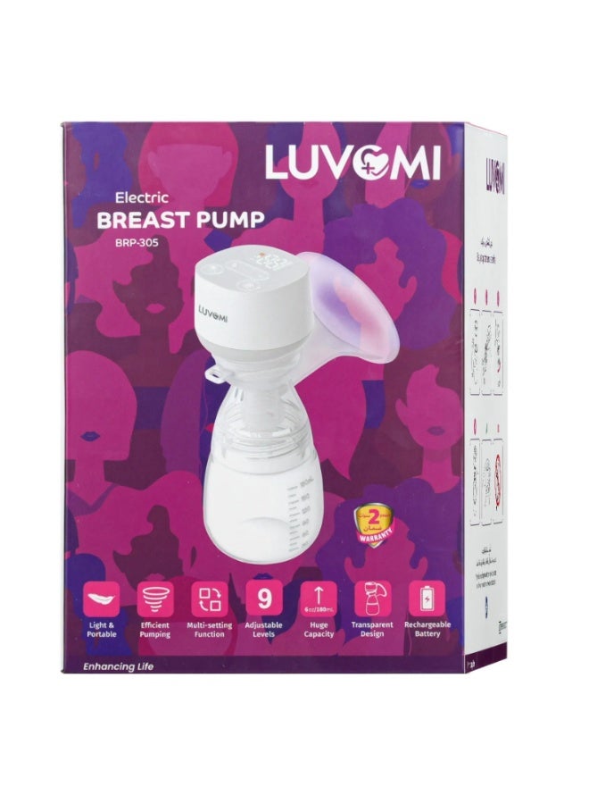 Luvomi Electric Breast Pump BRP-305 – Portable & Comfortable Breastfeeding Pump - Image 3
